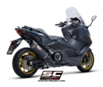 SC-Project Ολόσωμη Εξάτμιση (Full System) Yamaha TMAX 560 2022-2024 SC1-R Carbon Μαύρη (Matt Black)