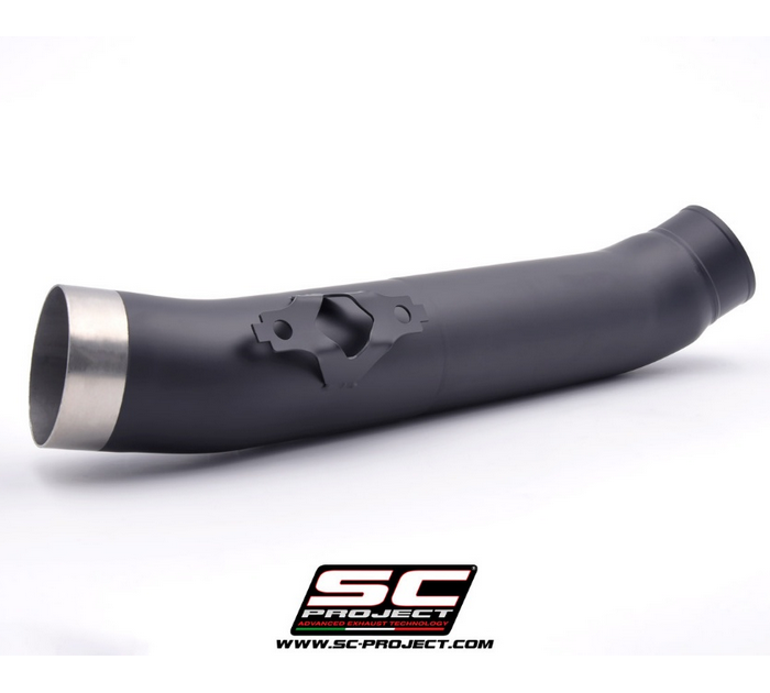 SC-Project Λαιμός Εξάτμισης De-Cat Yamaha TMAX 560 2022-2024 Μαύρος