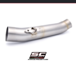 SC-Project Λαιμός Εξάτμισης De-Cat Yamaha TMAX 560 2022-2024 Inox