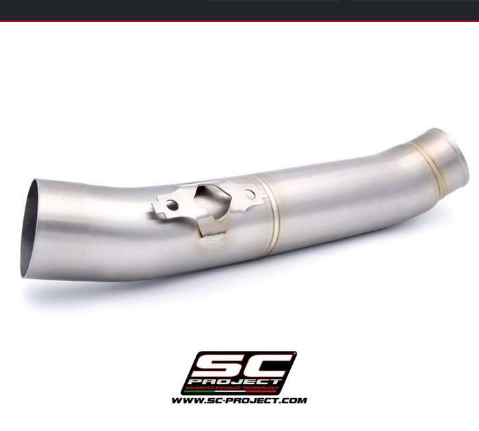 SC-Project Λαιμός Εξάτμισης De-Cat Yamaha TMAX 560 2022-2024 Inox