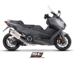SC-Project Ολόσωμη Εξάτμιση (Full System) Yamaha TMAX 560 2025-2026 SC1-R Carbon Μαύρη