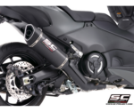 SC-Project Ολόσωμη Εξάτμιση (Full System) Yamaha TMAX 560 2025-2026 SC1-R Carbon Μαύρη