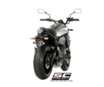 SC-Project Ολόσωμη Εξάτμιση (Full System) Yamaha XSR 700 2016-2020 S1 Titanium Μαύρη Euro 4