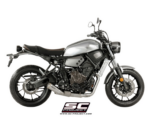 SC-Project Ολόσωμη Εξάτμιση (Full System) Yamaha XSR 700 2016-2020 Conico 70s Μαύρη Euro 4