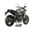 SC-Project Ολόσωμη Εξάτμιση (Full System) Yamaha XSR 700 2016-2020 Conico 70s Μαύρη Euro 4