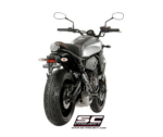 SC-Project Ολόσωμη Εξάτμιση (Full System) Yamaha XSR 700 2016-2020 Conico 70s Μαύρη Euro 4