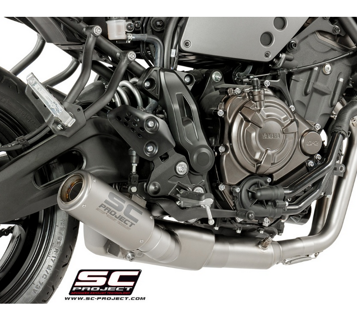 SC-Project Ολόσωμη Εξάτμιση (Full System) Yamaha XSR 700 2016-2020 CR-T Titanium Euro 4