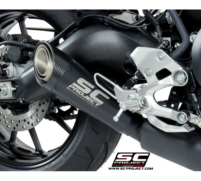 SC-Project Ολόσωμη εξάτμιση (Full System) S1 Titanium Matt Black Yamaha XSR 900 (2016-2020)