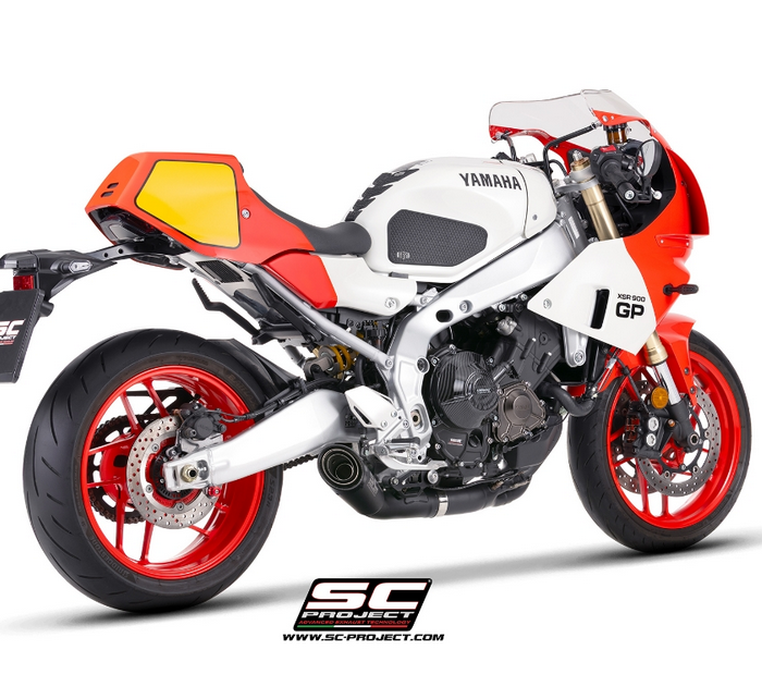 SC-Project Ολόσωμη εξάτμιση (Full System) Oval R60 Carbon Matt Black Yamaha XSR900 GP (2024-2026)