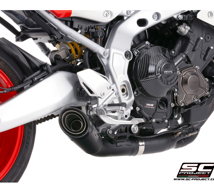 SC-Project Ολόσωμη εξάτμιση (Full System) S1 Matt Black Yamaha XSR900 GP (2024-2026)