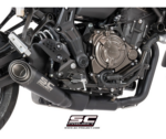 SC-Project Ολόσωμη εξάτμιση (Full System) S1 Titanium Matt Black Yamaha Tracer 700 (2016-2020)