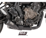 SC-Project Ολόσωμη εξάτμιση (Full System) Conico 70s Matt Black Yamaha Tracer 700 (2016-2020)