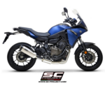 SC-Project Ολόσωμη εξάτμιση (Full System) SC1-S Titanium Yamaha Tracer 7 / Tracer 700 (2020-2024)