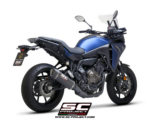 SC-Project Ολόσωμη εξάτμιση (Full System) SC1-S Carbon Yamaha Tracer 7 / Tracer 700 (2020-2024)