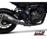 SC-Project Ολόσωμη εξάτμιση (Full System) SC1-S Carbon Matt Black Yamaha Tracer 7 / Tracer 700