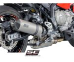 SC-Project Εξάτμιση Oval Titanium Υποκινητήρια BMW S 1000 XR 2017-2019