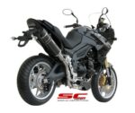 SC-Project Εξάτμιση Oval Carbon Slip-On για Triumph Tiger 1050 (2007-2012) - Image 2