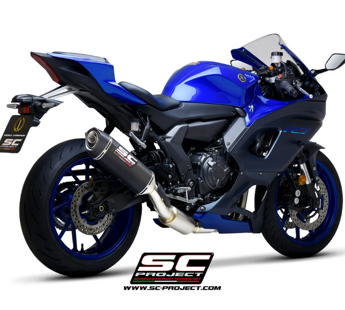 SC-Project Ολόσωμη εξάτμιση (Full System) Yamaha YZF R7 2021-2025 SC1-S Carbon