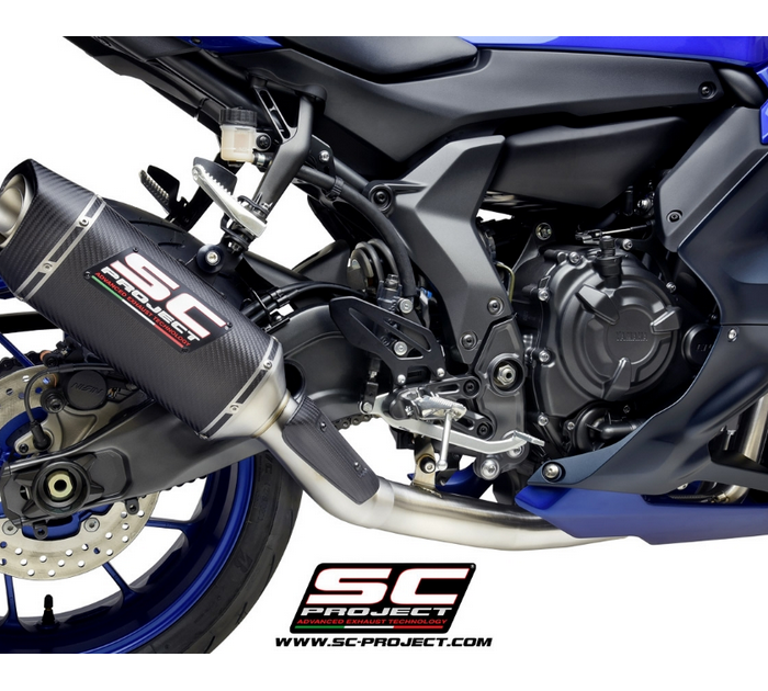 SC-Project Ολόσωμη εξάτμιση (Full System) Yamaha YZF R7 2021-2025 SC1-S Carbon