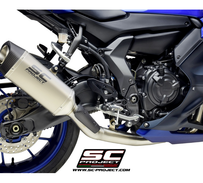 SC-Project Ολόσωμη εξάτμιση (Full System) Yamaha YZF R7 2021-2025 SC1-S Titanium