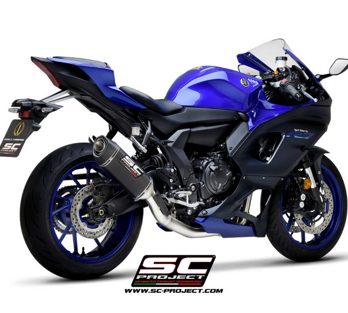 SC-Project Ολόσωμη εξάτμιση (Full System) Yamaha YZF R7 2021-2025 S1 Stainless Steel Racing