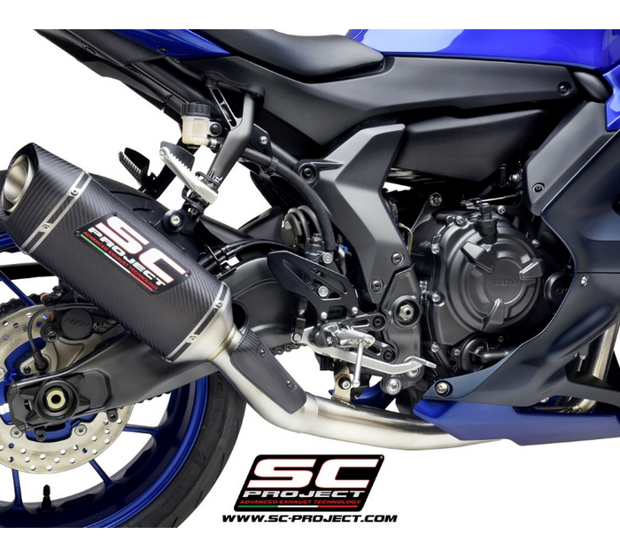 SC-Project Ολόσωμη εξάτμιση (Full System) Yamaha YZF R7 2021-2025 SC1-S Carbon Racing