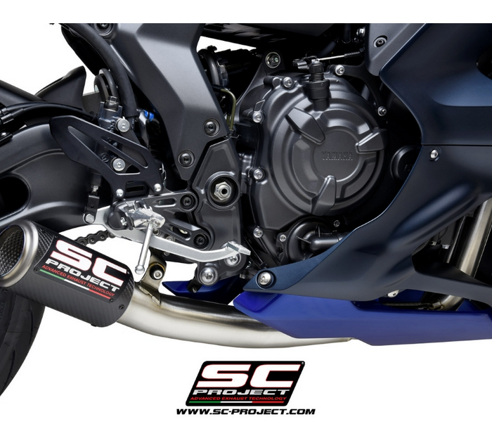 SC-Project Ολόσωμη εξάτμιση (Full System) Yamaha YZF R7 2021-2025 CR-T Carbon Racing