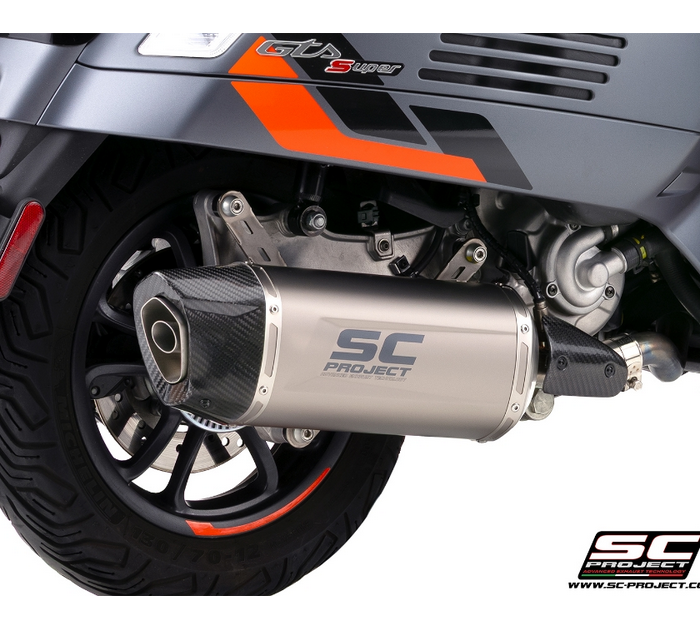SC-Project Εξάτμιση Vespa GTS 310 / GTV 310 2025-2026 Tourer Titanium