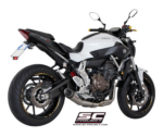 SC-Project Ολόσωμη εξάτμιση (Full System) S1 Stainless Steel για Yamaha MT-07 2013-2016
