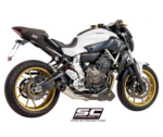SC-Project Ολόσωμη εξάτμιση (Full System) S1 Stainless Steel για Yamaha MT-07 2013-2016