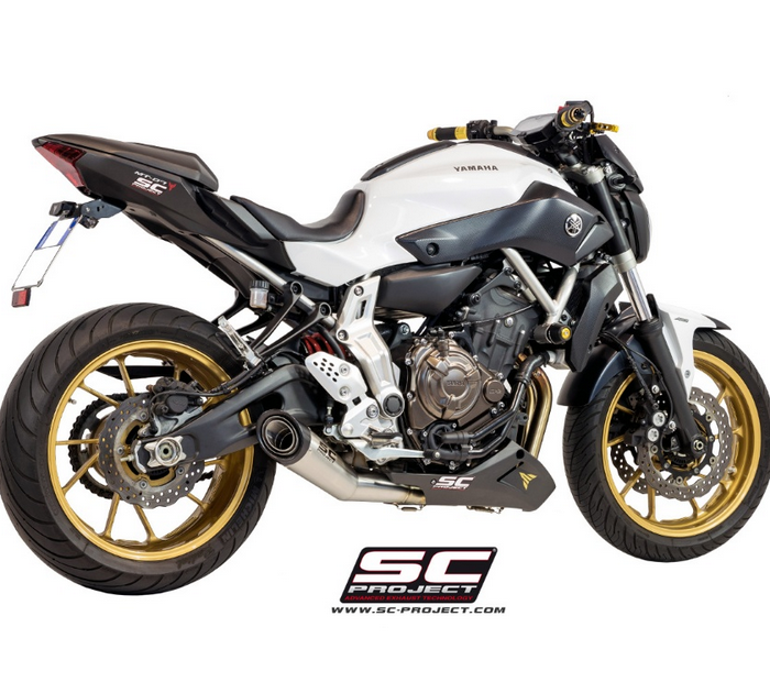 SC-Project Ολόσωμη εξάτμιση (Full System) S1 Stainless Steel για Yamaha MT-07 2013-2016