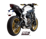 SC-Project Ολόσωμη εξάτμιση (Full System) S1 Stainless Steel για Yamaha MT-07 2013-2016