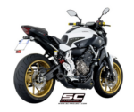 SC-Project Ολόσωμη εξάτμιση (Full System) Conico 70s για Yamaha MT-07 2013-2016