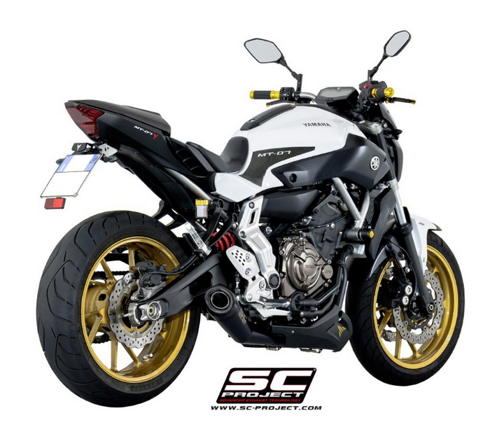 SC-Project Ολόσωμη εξάτμιση (Full System) Conico 70s για Yamaha MT-07 2013-2016