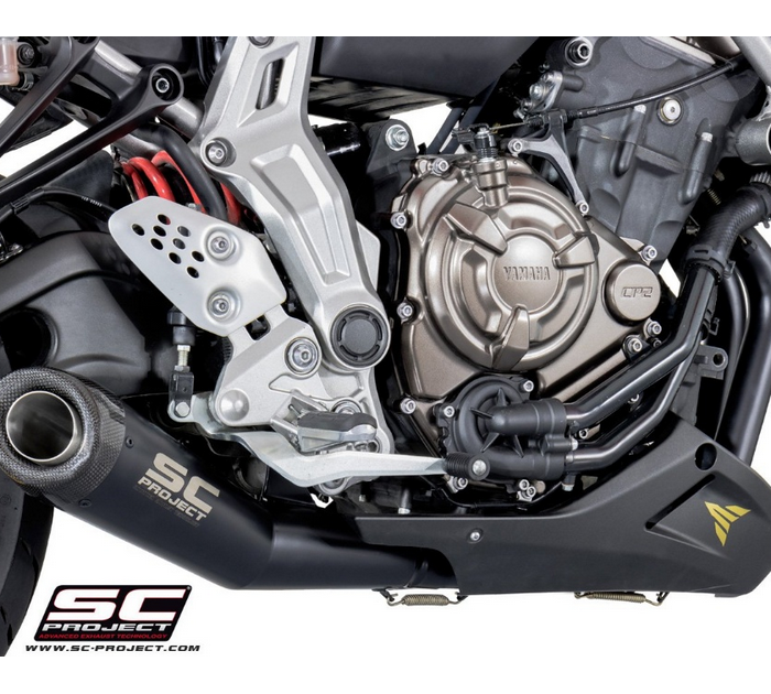SC-Project Ολόσωμη εξάτμιση (Full System) S1 Stainless Steel για Yamaha MT-07 2013-2016