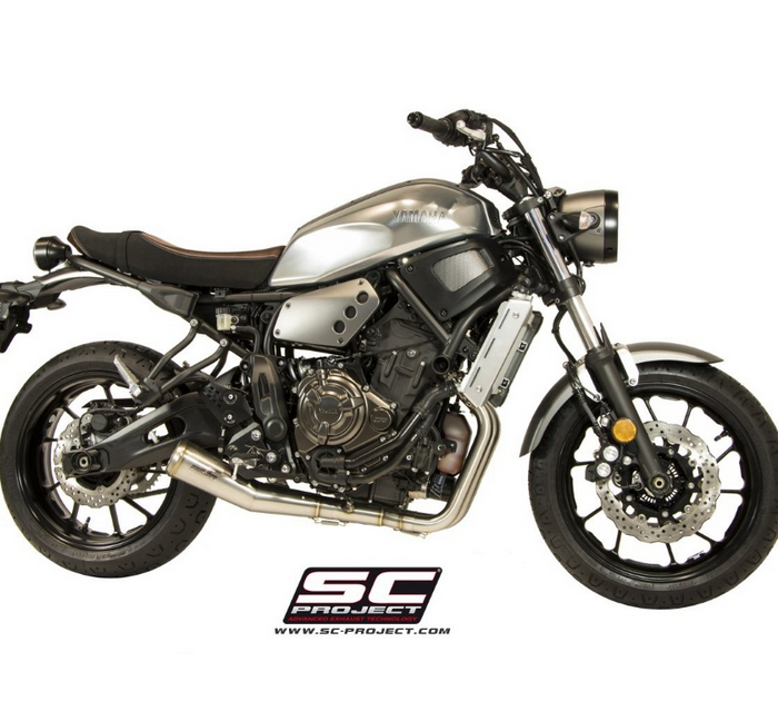 SC-Project Ολόσωμη εξάτμιση (Full System) Conico 70s Μαύρη για Yamaha MT-07 2013-2016
