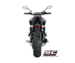SC-Project Ολόσωμη Εξάτμιση (Full System) S1 Titanium Black Yamaha MT-07 2017-2020 Euro 4