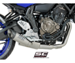 SC-Project Ολόσωμη Εξάτμιση (Full System) S1 Titanium Yamaha MT-07 2017-2020 Euro 4
