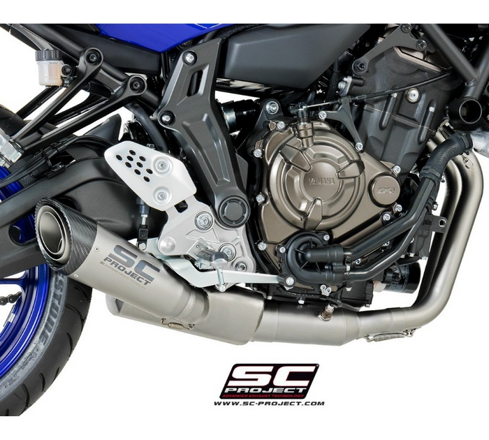 SC-Project Ολόσωμη Εξάτμιση (Full System) S1 Titanium Yamaha MT-07 2017-2020 Euro 4