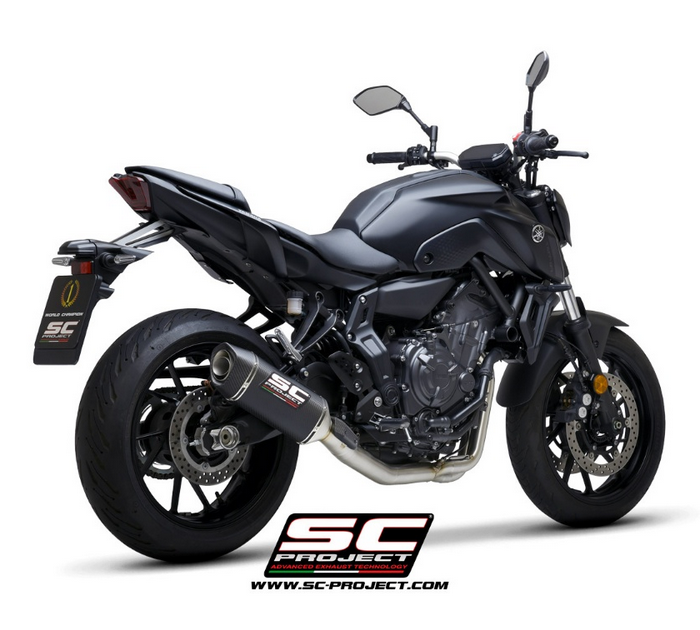 SC-Project Ολόσωμη Εξάτμιση (Full System) CR-T Carbon Yamaha MT-07 2021-2024 | 2troxo.gr