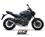 SC-Project Ολόσωμη Εξάτμιση (Full System) CR-T Carbon Yamaha MT-07 2021-2024 | 2troxo.gr