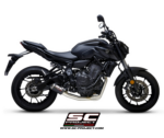 SC-Project Ολόσωμη Εξάτμιση (Full System) CR-T Carbon Yamaha MT-07 2025-2026 | 2troxo.gr