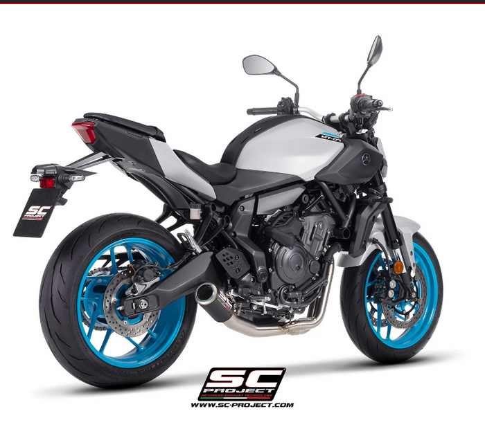 SC-Project Ολόσωμη Εξάτμιση (Full System) S1 Stainless Steel Yamaha MT-07 2025-2026 | 2troxo.gr