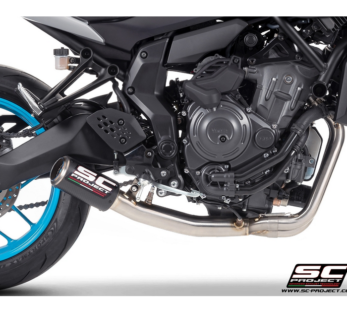 SC-Project Ολόσωμη Εξάτμιση (Full System) CR-T Carbon Yamaha MT-07 2025-2026 | 2troxo.gr
