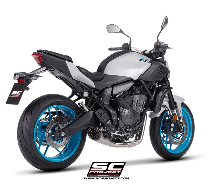 SC-Project Ολόσωμη Εξάτμιση (Full System) S1 Black Yamaha MT-07 2025-2026 | 2troxo.gr