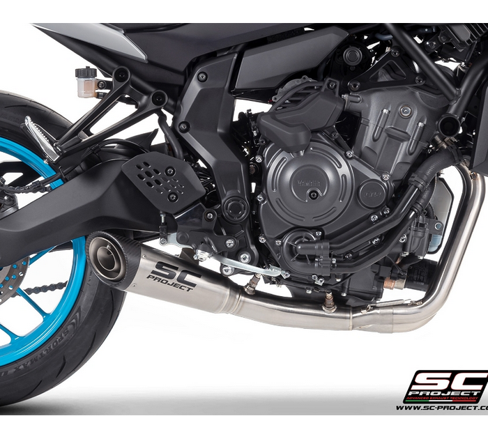SC-Project Ολόσωμη Εξάτμιση (Full System) S1 Stainless Steel Yamaha MT-07 2025-2026 | 2troxo.gr