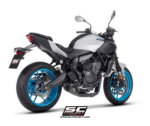 SC-Project Ολόσωμη Εξάτμιση (Full System) S1 Black Yamaha MT-07 2025-2026 | 2troxo.gr