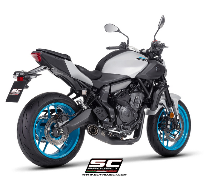SC-Project Ολόσωμη Εξάτμιση (Full System) S1 Black Yamaha MT-07 2025-2026 | 2troxo.gr
