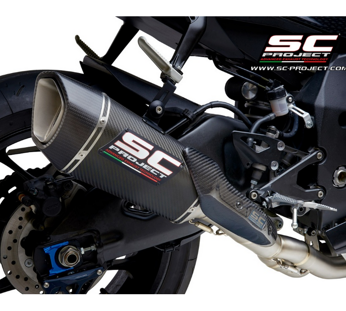 SC-Project Εξάτμιση SC1-R Carbon 250mm Yamaha YZF R1 / R1M 2020-2025 με De-Cat