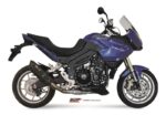 MIVV Εξάτμιση Suono Inox Μαύρη Χαμηλής Τοποθέτησης (Slip-On) TRIUMPH TIGER 1050 2007-2012